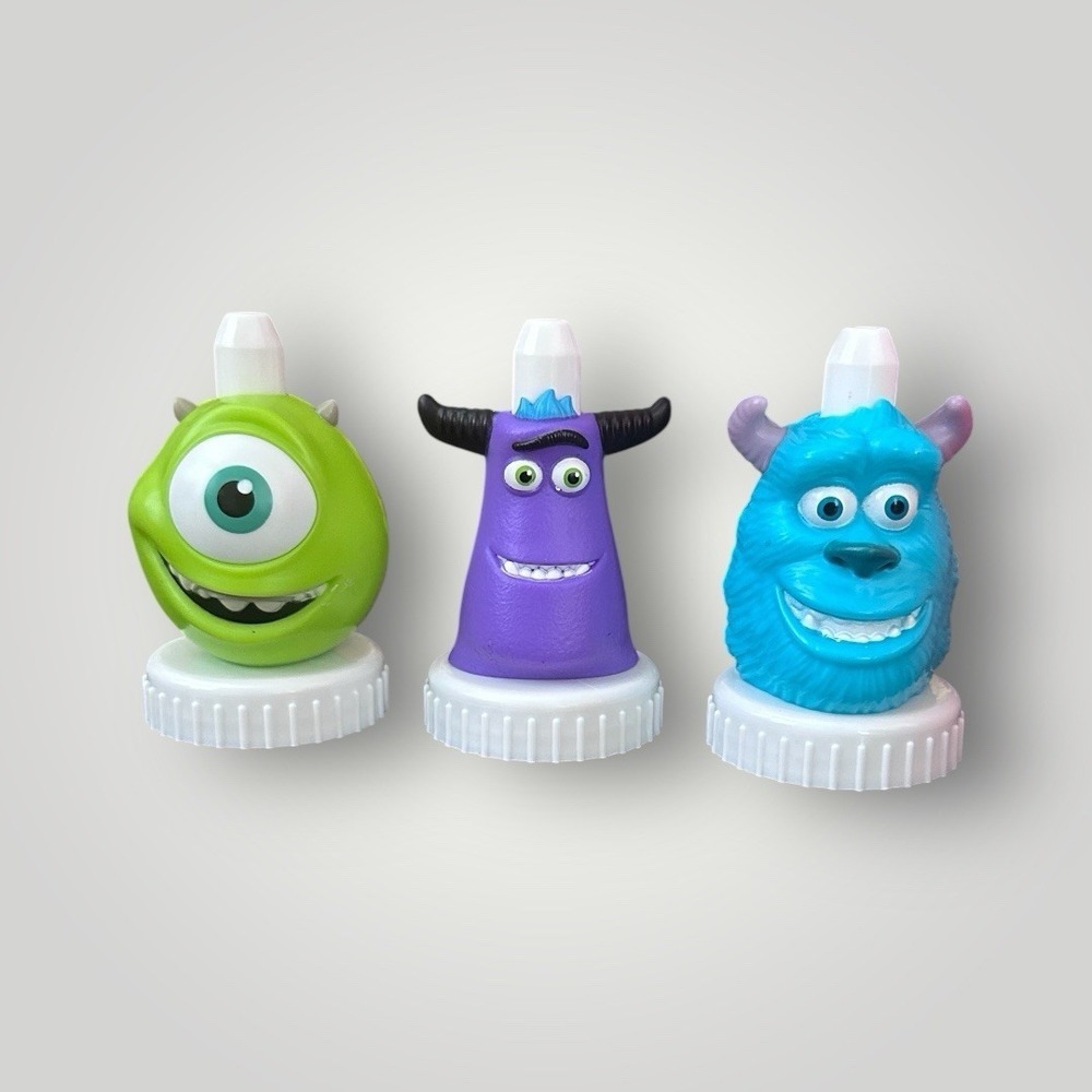 Monsters Inc Mike, Sulley, Tylor Tuskman Good 2 Grow Juice Toppers